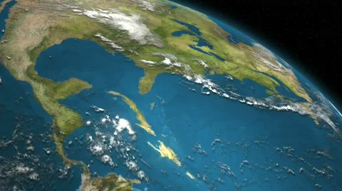 Earth Region 382 - Gulf of Mexico Stock Footage