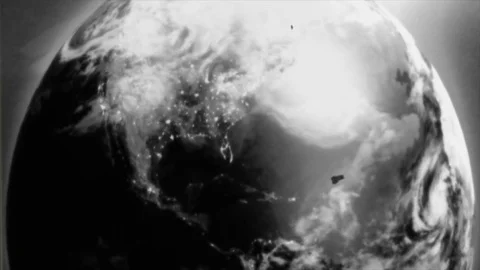 Earth retro Stock Footage 75897256