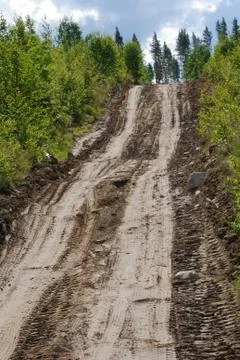 Earth road Foto stock