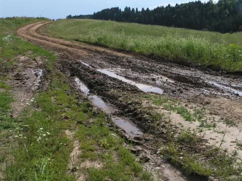 Earth road Foto stock