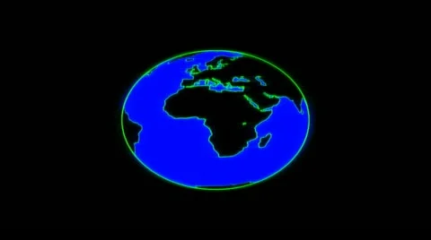 Earth rotating (20130010) Stock Footage 20460600