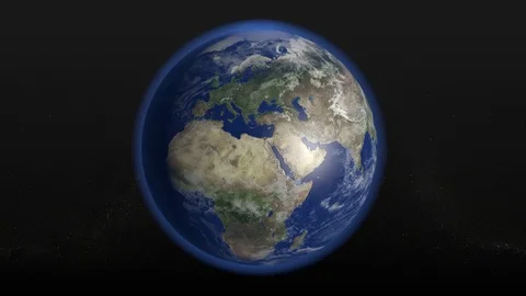 Earth Rotating Animation Stock-Footage 87915619