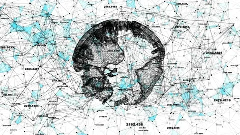 Earth rotating animation social future technology abstract 3Drendering Stock Footage 123601051