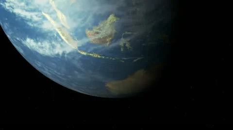 Earth Rotating Video stock 11318922