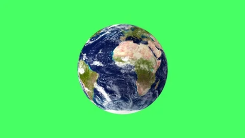 Earth rotating on green screen, Element of this image furnished by Nasa. Stock Footage 93782504