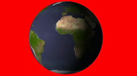 Earth Rotating Slow Stock Footage 22784549