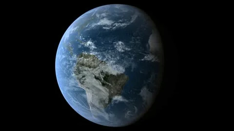 Earth Rotation 720p HD Stock Footage 10724685