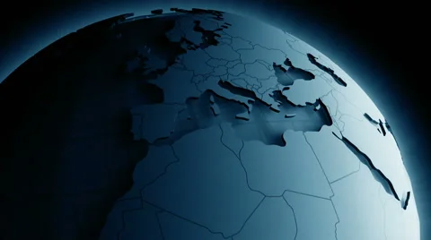 Earth rotation Vidéo 1710475