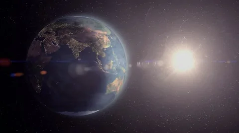 Earth Rotation Stockbeeldmateriaal 40664870