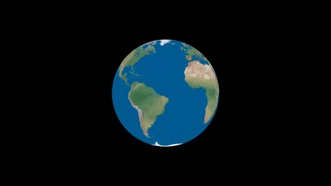 Earth Rotation Stock Footage 95040701