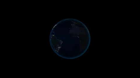 Earth Rotation 動画素材 95063542