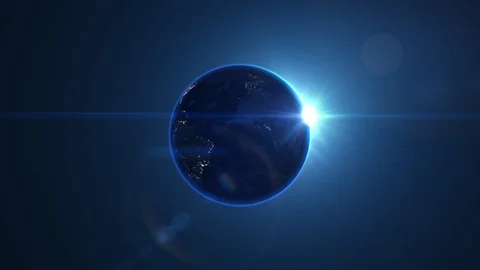 Earth Rotation Stock Footage 95064367