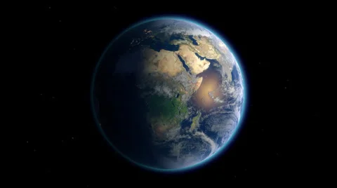 Earth rotation loop 1 Stock Footage 38829279