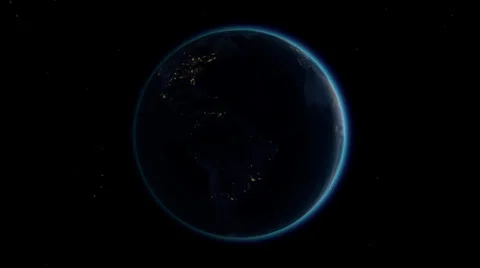 Earth rotation loop 3 Stock Footage 38828798