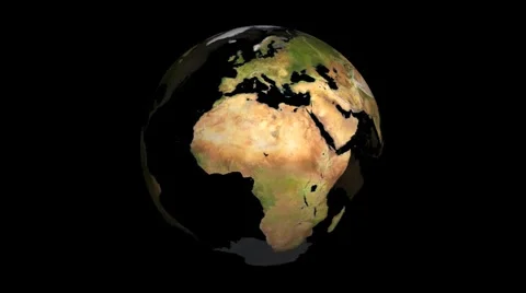 Earth Rotation Loop Original 動画素材 6522619