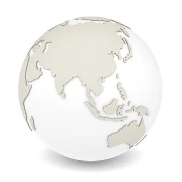 The Earth rotation view 1. Stock Illustration