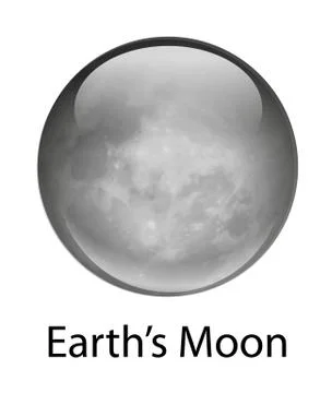 Earth' s Moon Ilustração Stock