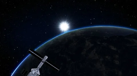 Earth Satellite Stock Footage 7747566