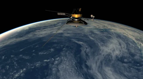 Earth Satellite Stock Footage 40712238