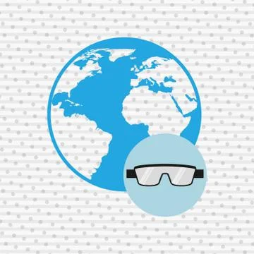 Earth sciences design Stock Illustration