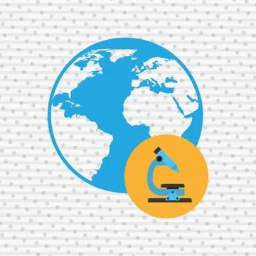 Earth sciences design Stock Illustration