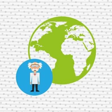 Earth sciences design Stock Illustration