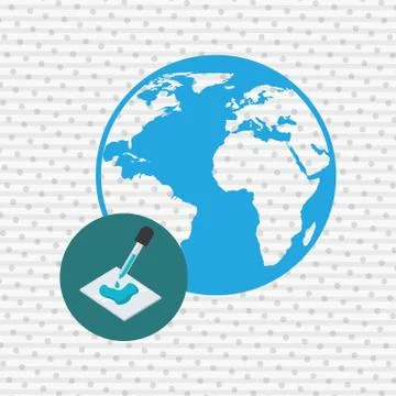Earth sciences design Stock Illustration