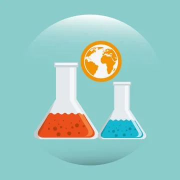 Earth sciences design Stock Illustration