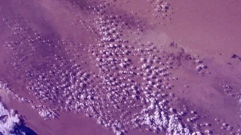 Earth seen from space. Desert Stock Footage 105459779
