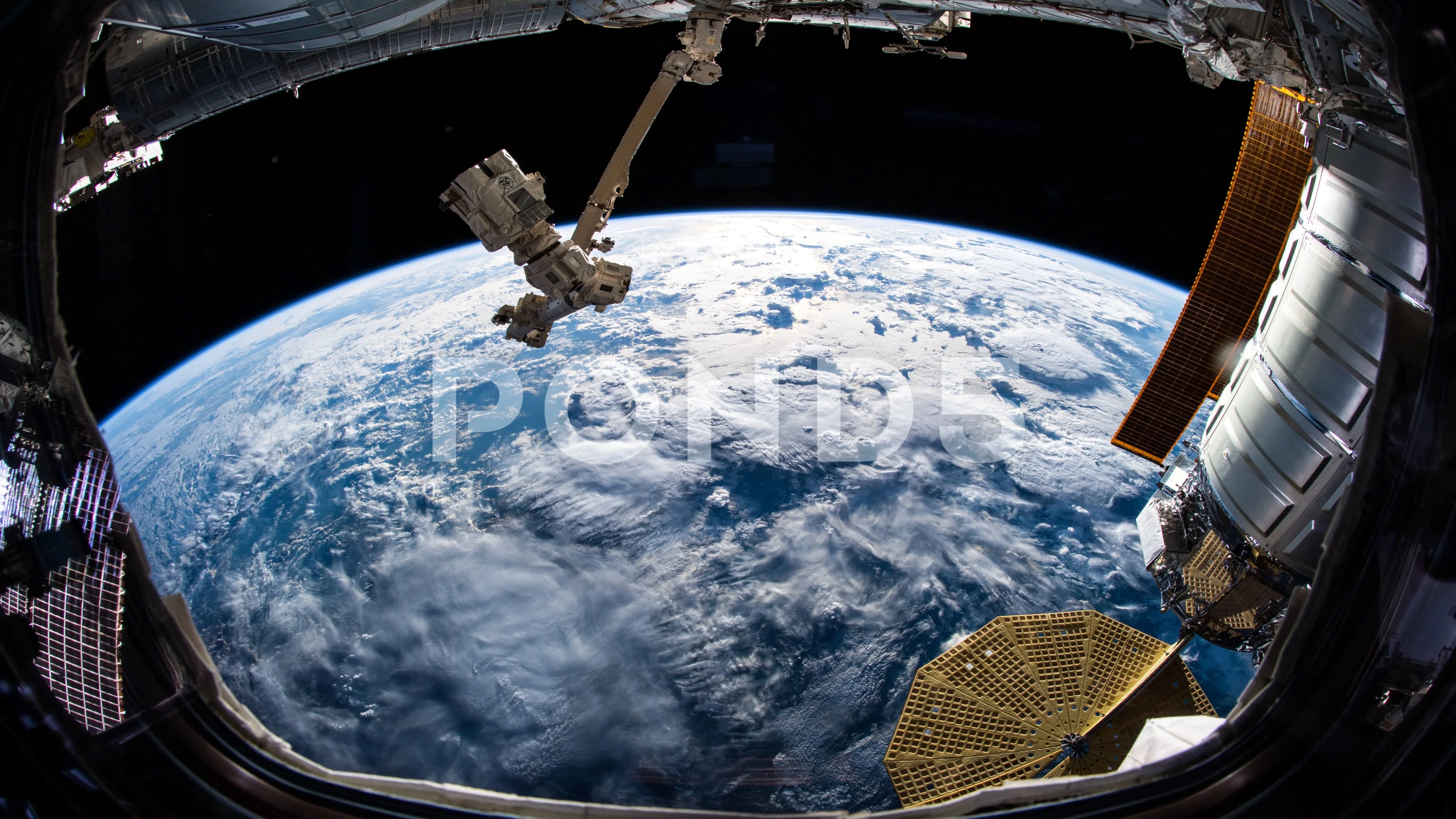 view from international space station