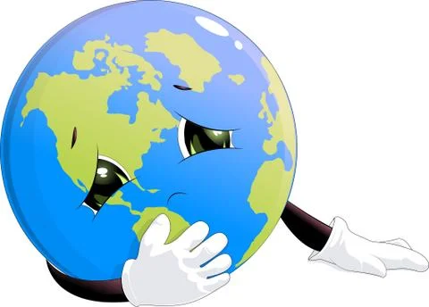 The earth is sick 스톡 일러스트