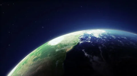 Earth side close Stock Footage 40032916