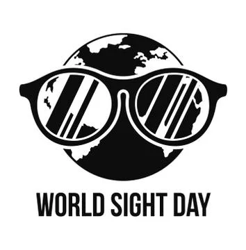 Earth sight day concept background, simple style Stock Illustration