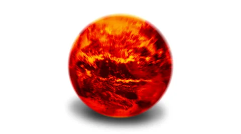 Earth slowly rotating and exploding. Stock Footage 66277172