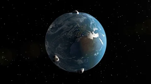 Earth Soccer Balls. Stock Footage 77633589