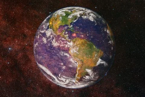 Earth. Solar system. Elements of this image furnished by NASA Stockfoto's