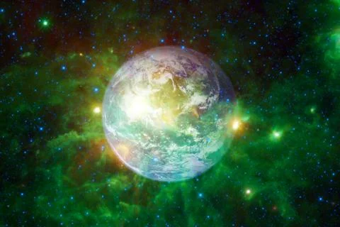 Earth. Solar system. Elements of this image furnished by NASA Фото