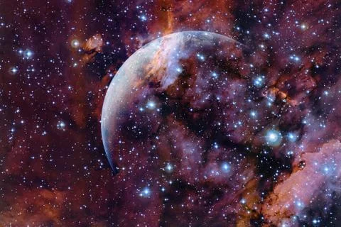 Earth. Solar system. Elements of this image furnished by NASA 库存照片