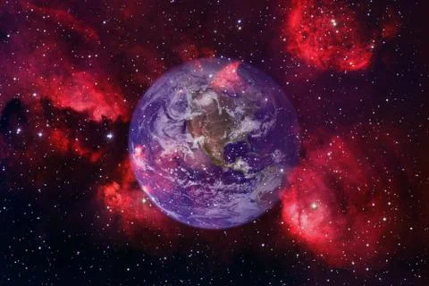Earth. Solar system. Elements of this image furnished by NASA Stockfoto's