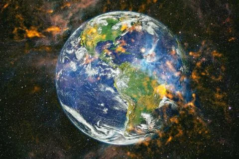 Earth. Solar system. Elements of this image furnished by NASA Stockfoto's