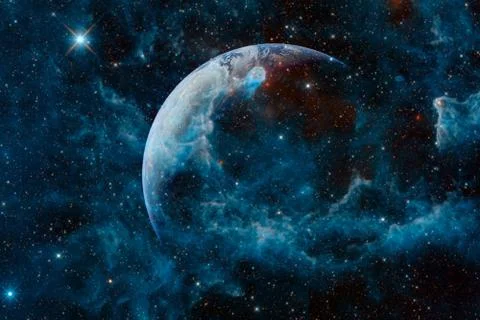 Earth. Solar system. Elements of this image furnished by NASA Stockfoto's