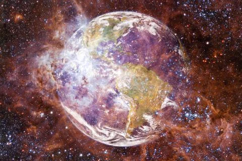 Earth. Solar system. Elements of this image furnished by NASA Stockfoto's