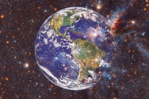 Earth. Solar system. Elements of this image furnished by NASA 写真素材