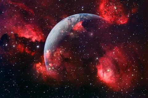 Earth. Solar system. Elements of this image furnished by NASA Stockfoto's