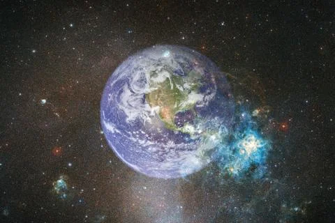 Earth. Solar system. Elements of this image furnished by NASA 스톡 사진