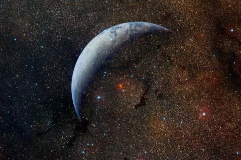 Earth. Solar system. Elements of this image furnished by NASA 写真素材