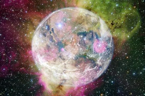 Earth. Solar system. Elements of this image furnished by NASA Foto stock