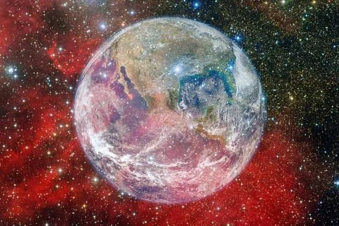 Earth. Solar system. Elements of this image furnished by NASA Stockfoto's