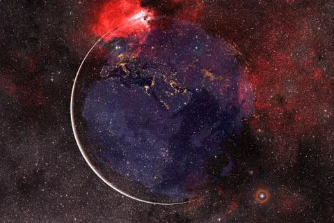 Earth. Solar system. Elements of this image furnished by NASA Фото