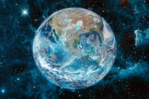 Earth. Solar system. Elements of this image furnished by NASA Фото
